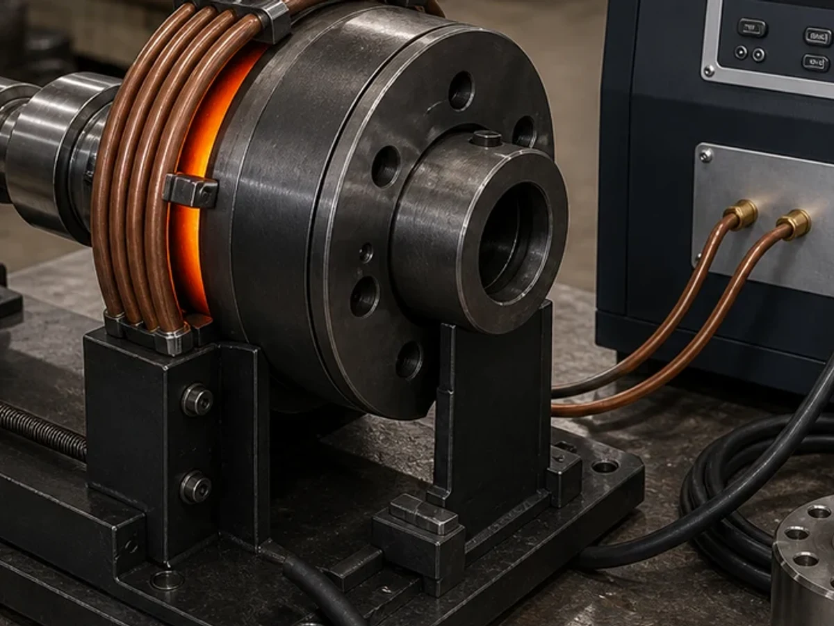 Representative image of a coupling heater application: Workpiece application