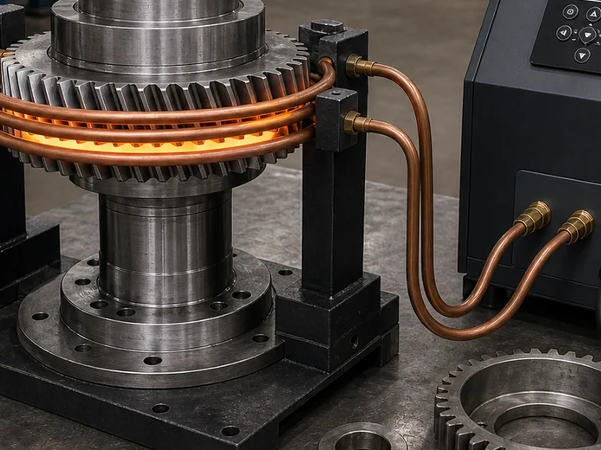 Representative image of a gear heater application: Workpiece application