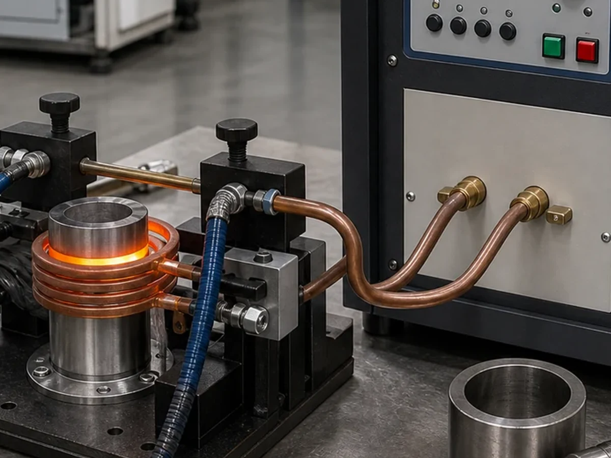 Representative image of a high frequency induction heating machine: Workpiece application