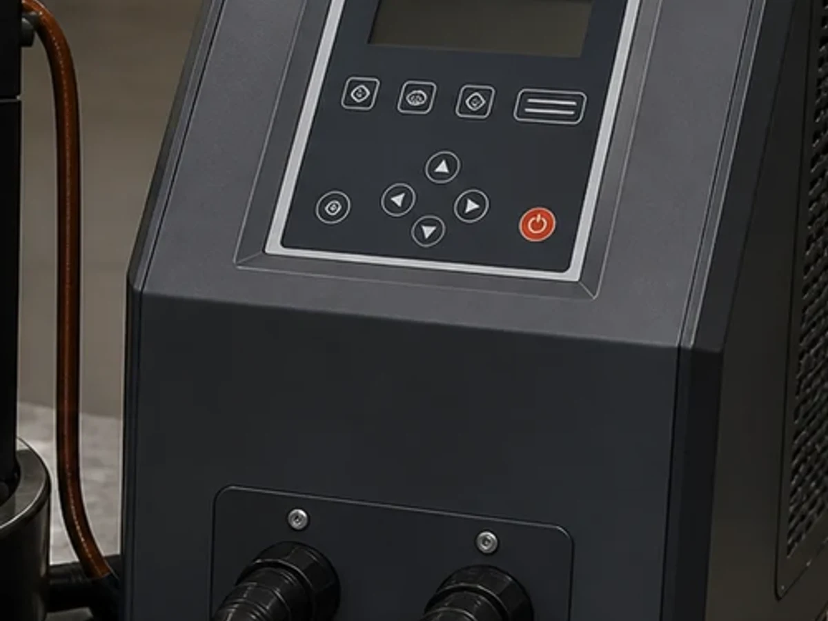 Representative image of an induction bearing heater: Control panel detail