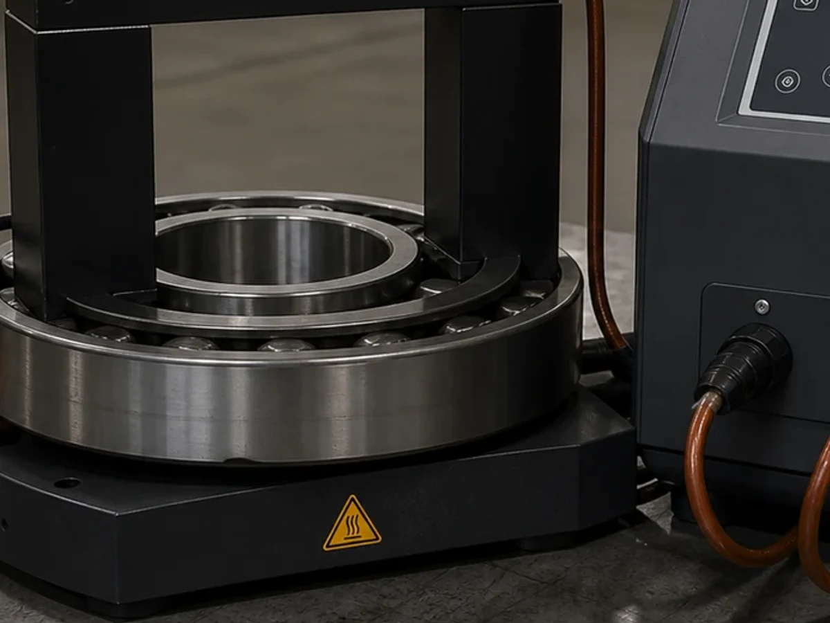 Representative image of an induction bearing heater: Workpiece application