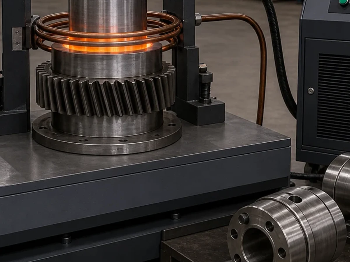 Representative image of an induction shrink fitting machine: Workpiece application