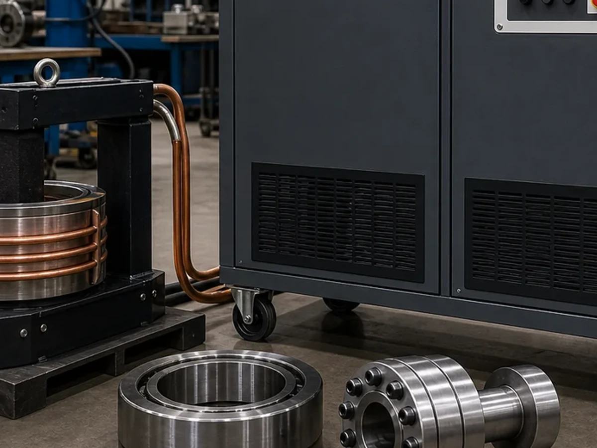 Representative image of an industrial induction heater: Workpiece application